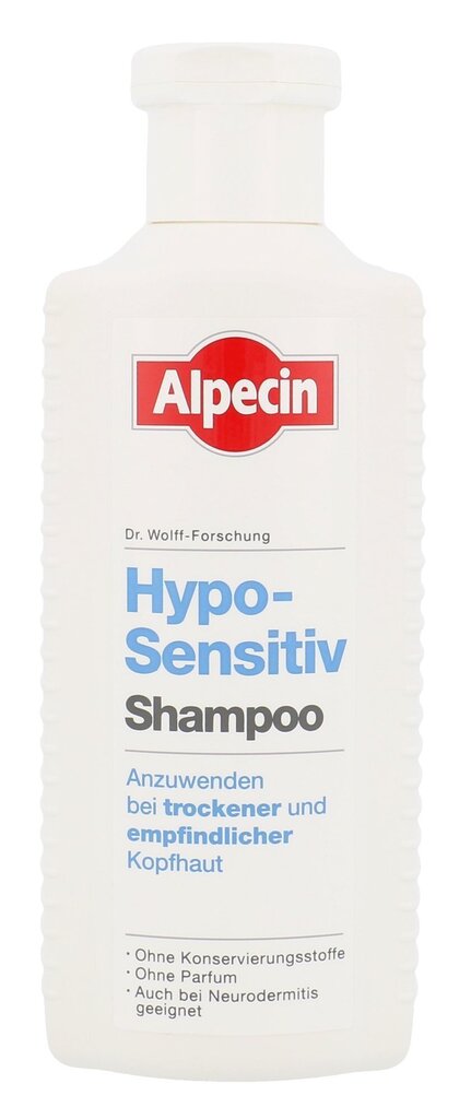 Alpecin Hypo-Sensitive šampoon meestele 250 ml цена и информация | Šampoonid | kaup24.ee