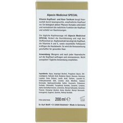 Маска для волос Alpecin Medicinal Special Vitamine Scalp And Hair Tonic, 200 мл цена и информация | Маски, масла, сыворотки | kaup24.ee