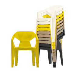 Chair MUZE black цена и информация | Садовые стулья, кресла, пуфы | kaup24.ee