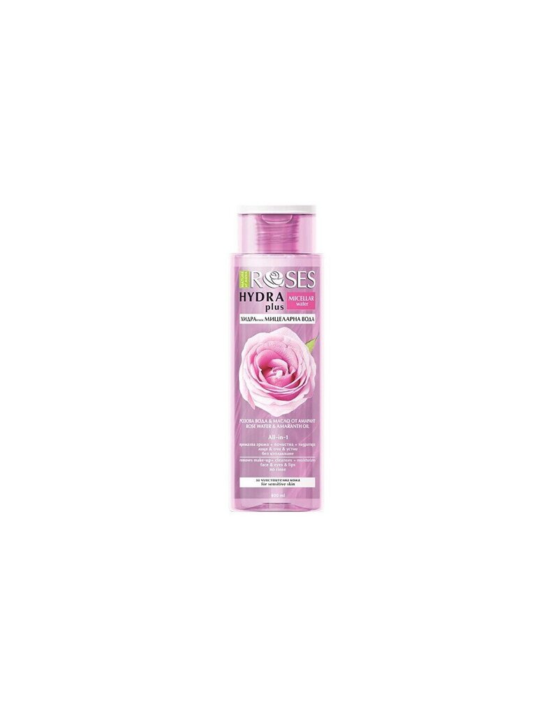 Roses Hydra Plus kahefaasiline mitsellaarvesi (Micellar Water) 400 ml hind ja info | Näopuhastusvahendid | kaup24.ee