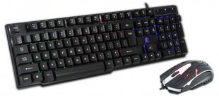 Rebeltec RBLKLA00026 цена и информация | Клавиатура с игровой мышью 3GO COMBODRILEW2 USB ES | kaup24.ee