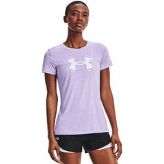 Женская футболка Under Armor Tech Twist Graphic SSC W 1366 125 532, фиолетовая цена и информация | Спортивная одежда для женщин | kaup24.ee