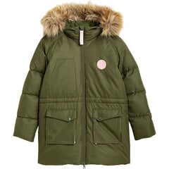 Куртка для девочек 4F, зеленая цена и информация | Куртки, пальто для девочек | kaup24.ee