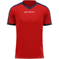 Meeste T-särk Givova Revolution Interlock M MAC04 1204, punane hind ja info | Jalgpalli varustus ja riided | kaup24.ee