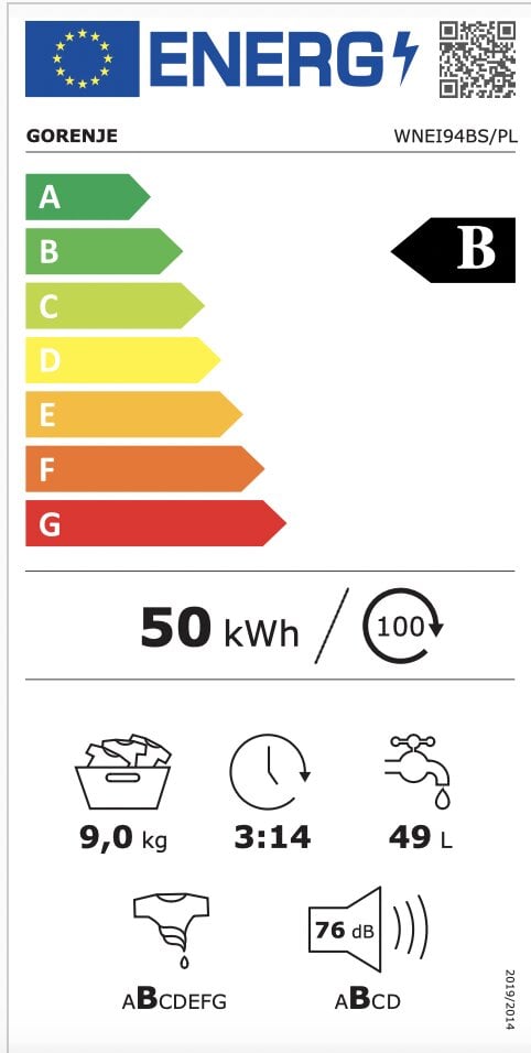 Gorenje WNEI94BS цена и информация | Pesumasinad | kaup24.ee