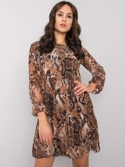 Женское коричневое повседневное платье цена и информация | Платья | kaup24.ee