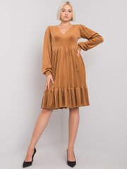 Платье для женщин, коричневое цена и информация | Платья | kaup24.ee