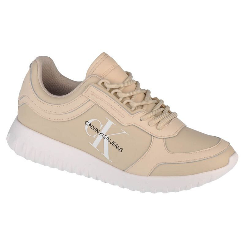 Naiste tossud Calvin Klein Runner Laceup Shoes W YW0YW00375-AEO, beež цена и информация | Naiste spordi- ja vabaajajalatsid | kaup24.ee