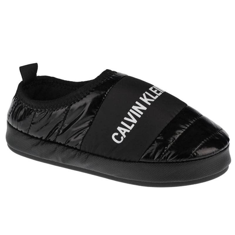 Naiste sussid Calvin Klein Home Shoe Slipper W YW0YW00479-BEH, must hind ja info | Naiste plätud ja sussid | kaup24.ee