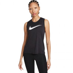 Женская футболка Nike NK Dri-Fit Swsh Run Tank W DD4910 010, черная цена и информация | Спортивная одежда для женщин | kaup24.ee