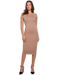 Платье женское Makover K001, коричневое цена и информация | Платья | kaup24.ee