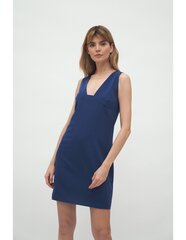 Koobalt kleit sügava kaelusega - S173 hind ja info | Kleidid | kaup24.ee