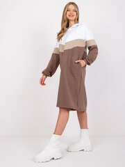 Naise valge-pruun spordi dressipluus hind ja info | Kleidid | kaup24.ee