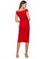 K001 Kootud kleit - punane hind ja info | Kleidid | kaup24.ee