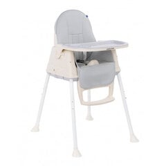 Многофункциональный стульчик для кормления Kikkaboo Creamy 2в1, серый цена и информация | Стульчики для кормления | kaup24.ee