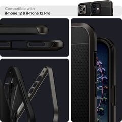 Чехол Spigen ACS01711 для iPhone 12/12 Pro, серый цена и информация | Чехлы для телефонов | kaup24.ee