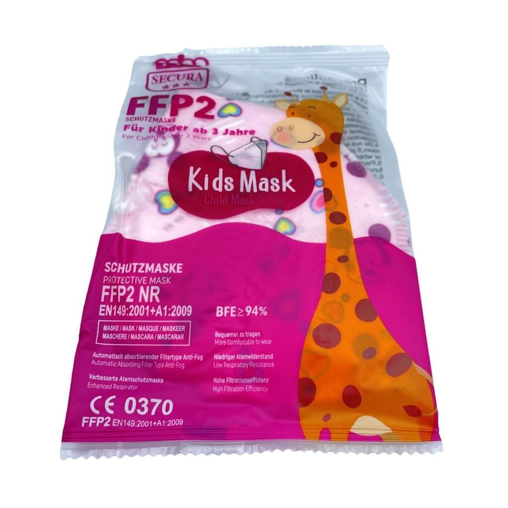 Laste näomask FFP2, 10 tk цена и информация | Esmaabi | kaup24.ee