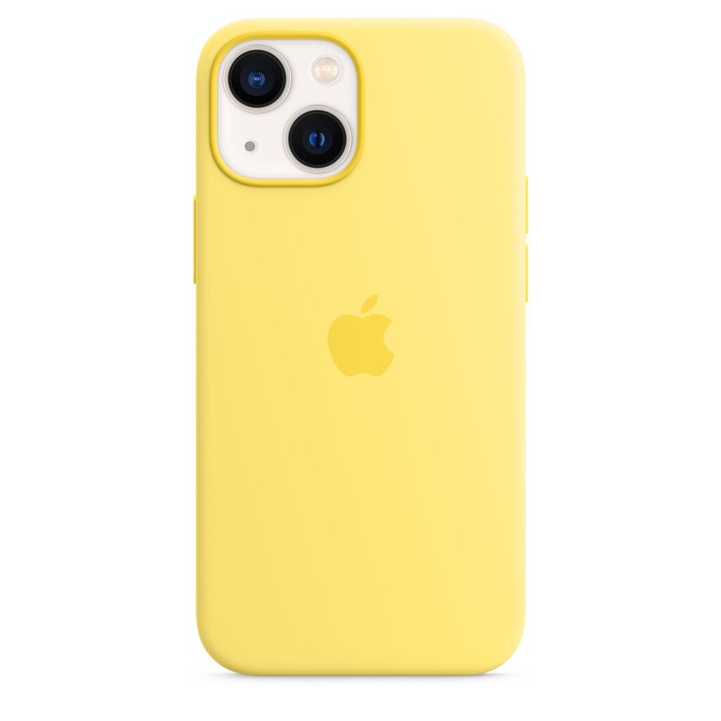 iPhone 13 mini Silicone Case with MagSafe, Lemon Zest hind ja info | Telefoni kaaned, ümbrised | kaup24.ee
