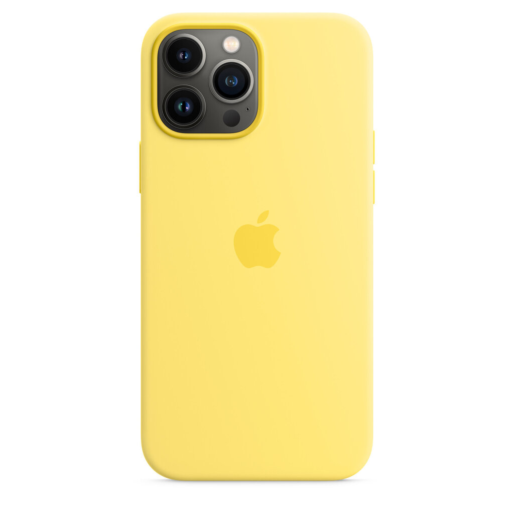 iPhone 13 Pro Max Silicone Case with MagSafe, Lemon Zest hind ja info | Telefoni kaaned, ümbrised | kaup24.ee