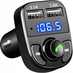 Bluetooth FM MP3 SD saatja 2x USB laadija hind ja info | FM modulaatorid, FM trasmitterid | kaup24.ee