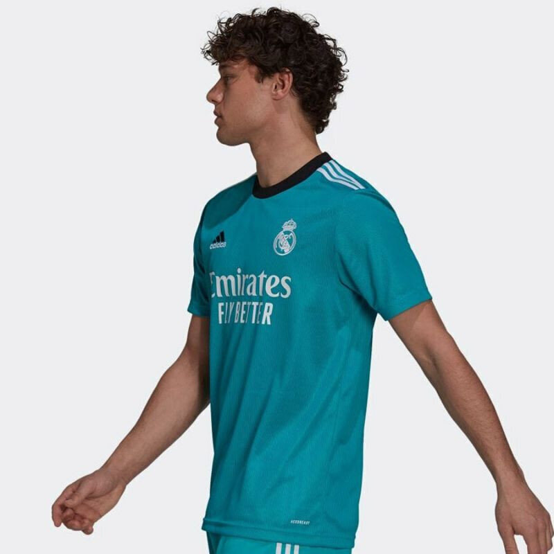 Meeste T-särk Adidas Real Madrid Third Jersey M H40951, sinine hind ja info | Jalgpalli varustus ja riided | kaup24.ee