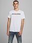 Meeste T-särk Jack & Jones 12137126*03, valge hind ja info | Meeste T-särgid | kaup24.ee