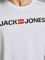 Meeste T-särk Jack & Jones 12137126*03, valge hind ja info | Meeste T-särgid | kaup24.ee