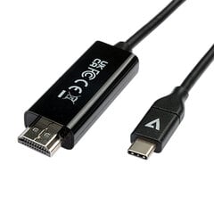 Адаптер V7 USB C – HDMI V7UCHDMI-2M, 2 м цена и информация | Адаптеры и USB-hub | kaup24.ee