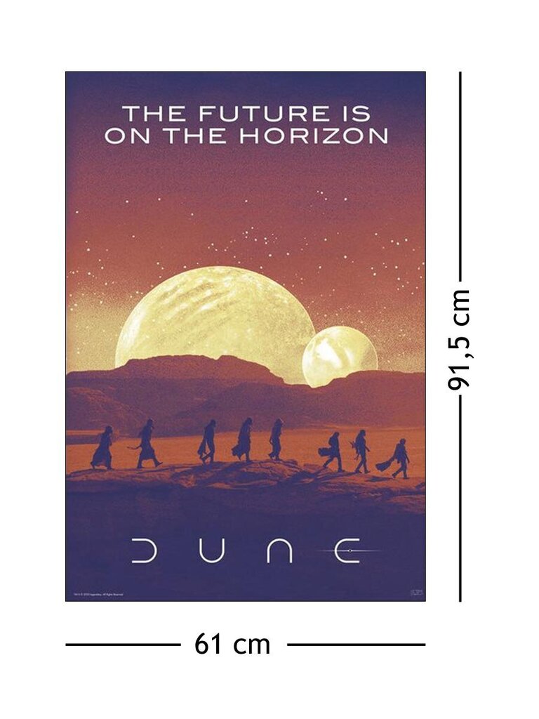 Diuna Dune 2021 The Future is on the Horizon – plakat 61x91,5 cm hind ja info | Seinapildid | kaup24.ee