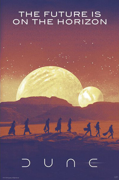 Diuna Dune 2021 The Future is on the Horizon – plakat 61x91,5 cm цена и информация | Seinapildid | kaup24.ee
