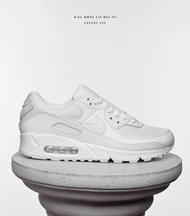 Женские повседневные кроссовки Nike WMNS Air Max 90, белые цена и информация | Спортивная обувь, кроссовки для женщин | kaup24.ee