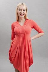 Naiste kapuutsiga kleit, korall hind ja info | Kleidid | kaup24.ee