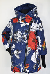 Куртка женская Blossom больших размеров, синяя цена и информация | Женские куртки | kaup24.ee