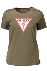 Женская футболка Guess Jeans, зеленый цена и информация | Футболка женская | kaup24.ee