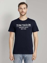 Meeste t-särk Tom Tailor 1021229*10668, tumesinine цена и информация | Мужские футболки | kaup24.ee