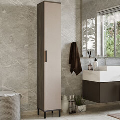 Kõrge vannitoakapp Kalune Design VE3, pruun цена и информация | Шкафчики для ванной | kaup24.ee