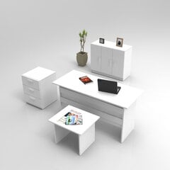 Mööblikomplekt Kalune Design VO12, valge hind ja info | Arvutilauad, kirjutuslauad | kaup24.ee