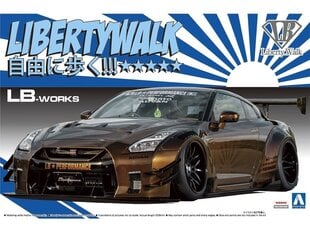 Aoshima - LB Works R35 GT-R Type 2 Ver.1, Scale:1/24, 05591 цена и информация | Конструкторы и кубики | kaup24.ee