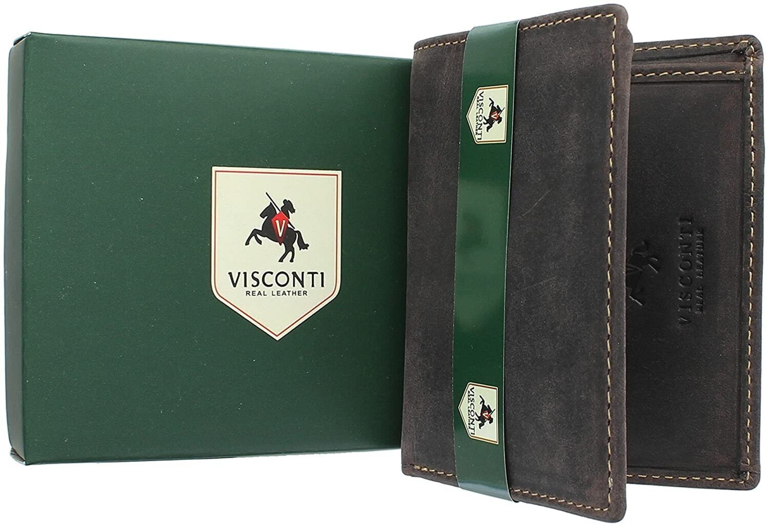 Meeste rahakott Visconti 705 Oil Brn hind ja info | Meeste rahakotid | kaup24.ee