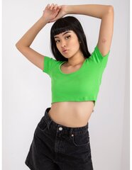 зеленый короткий базовый топ в полоску rue paris цена и информация | Женские блузки, рубашки | kaup24.ee
