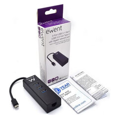 3-pesaline USB-jaotur Eminent EW1141 hind ja info | USB jagajad, adapterid | kaup24.ee