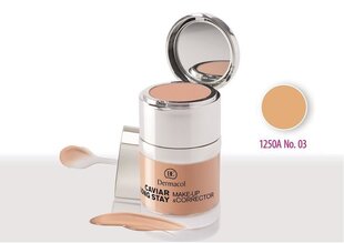 Peitepulk Dermacol Caviar Long Stay Make-Up & Corrector 3 30 ml, Nude hind ja info | Jumestuskreemid, puudrid | kaup24.ee