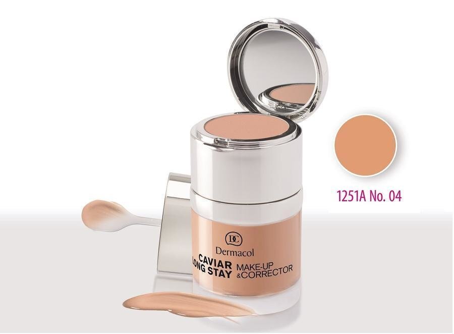 Peitepulk Dermacol Caviar Long Stay Make-Up & Corrector 3 30 ml, Tan цена и информация | Jumestuskreemid, puudrid | kaup24.ee