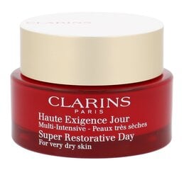 Päevane näokreem kuivale nahale Clarins Super Restorative 50 ml цена и информация | Кремы для лица | kaup24.ee