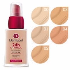 Meigi aluspõhi Dermacol 24h Control Make-Up 30 ml, 1 hind ja info | Jumestuskreemid, puudrid | kaup24.ee