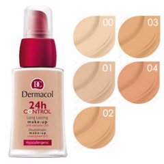 Meigi aluspõhi Dermacol 24h Control Make-Up 30 ml, 4 hind ja info | Jumestuskreemid, puudrid | kaup24.ee