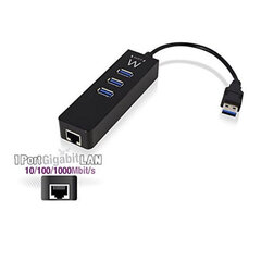 Ewent AAOAUS0127, 3 x USB 3.1/RJ45 hind ja info | USB jagajad, adapterid | kaup24.ee