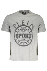 Мужская футболка Plein Sport TIPS128, серая цена и информация | Мужские футболки | kaup24.ee