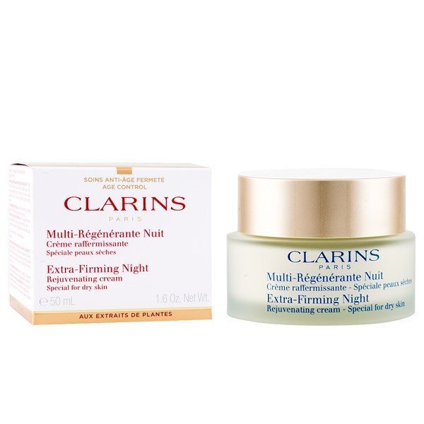 Öine silmaümbruskreem kuivale nahale Clarins Extra Firming Night 50 ml hind ja info | Näokreemid | kaup24.ee