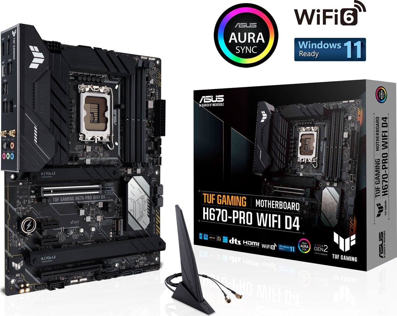 Asus Tuf Gaming H670-Pro Wifi D4 цена и информация | Emaplaadid | kaup24.ee